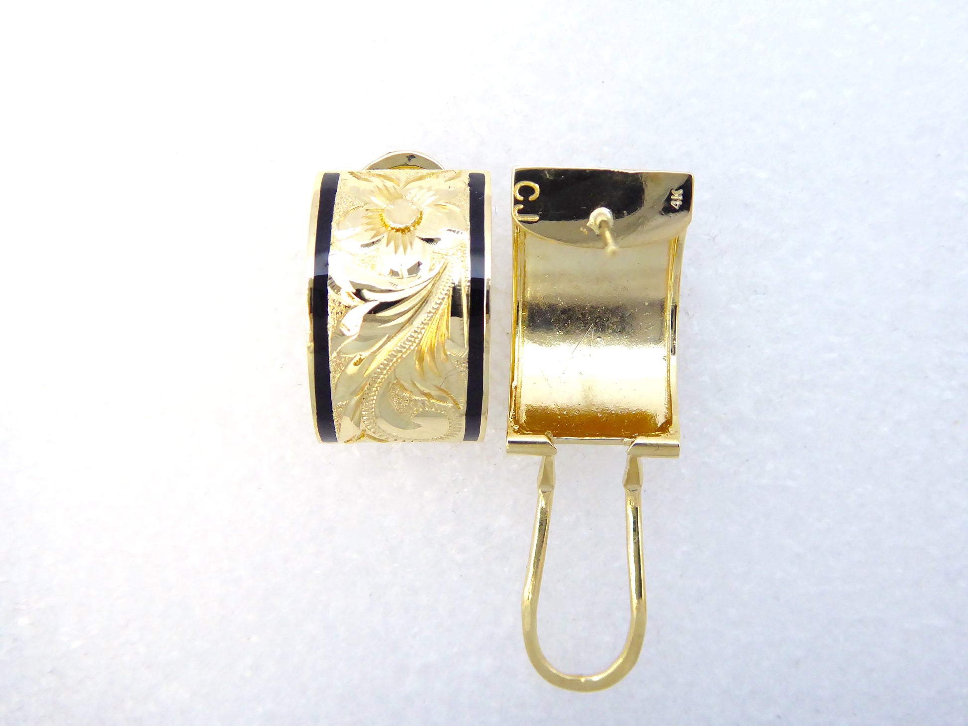 Straight Clip Earring - 12mm image 0