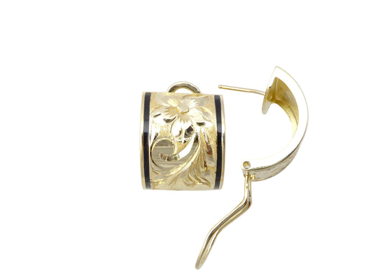 14K Straight Clip Earring - 15mm — Hawaiian jewelry from Ashley's Gift Shop