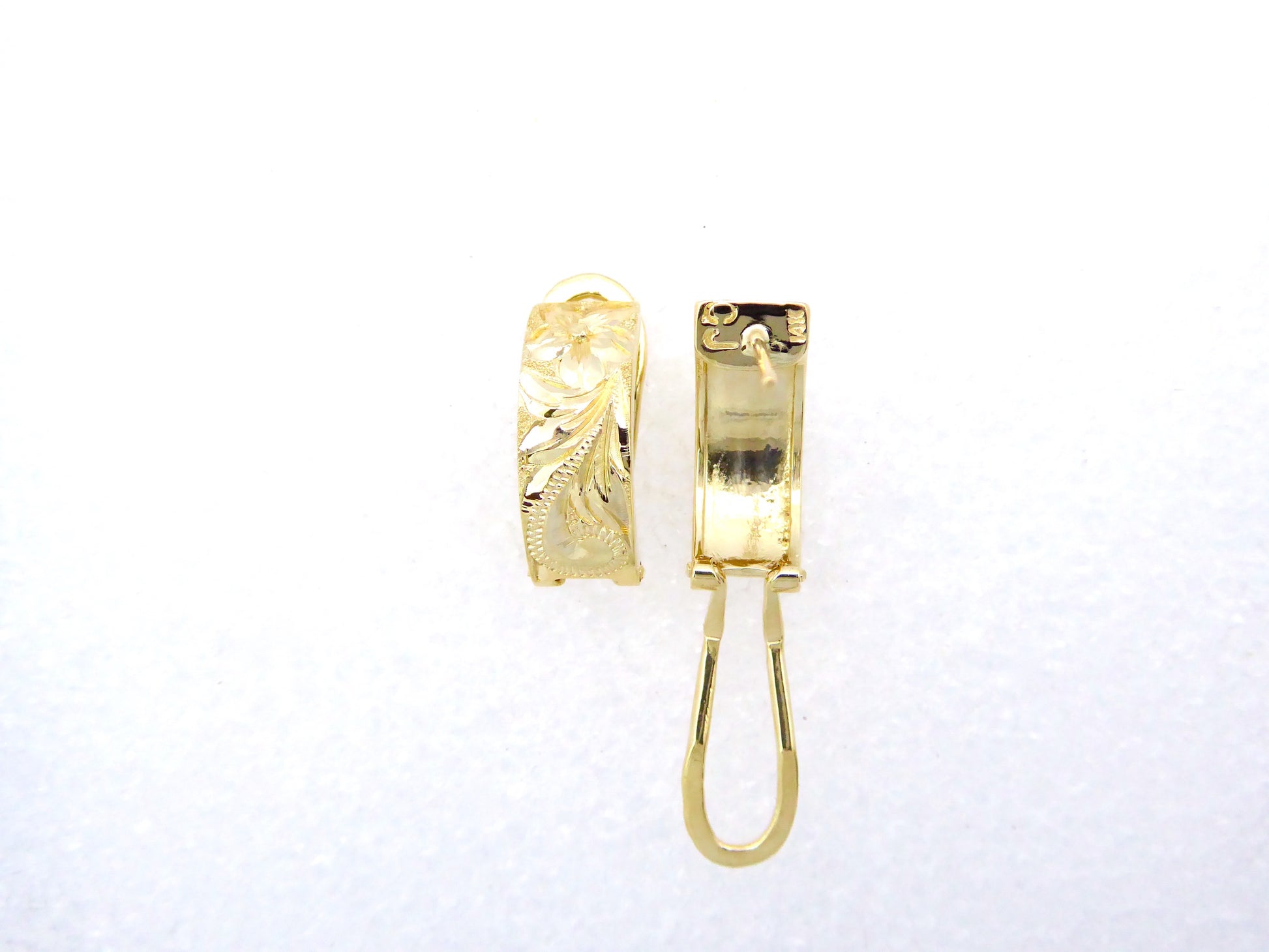 Straight Clip Earring - 6mm image 0