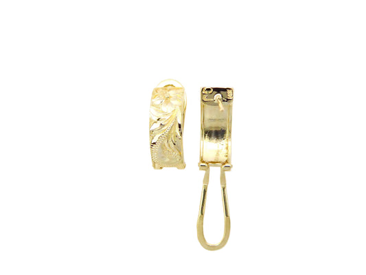 14K Straight Clip Earring - 6mm — Hawaiian jewelry from Ashley's Gift Shop