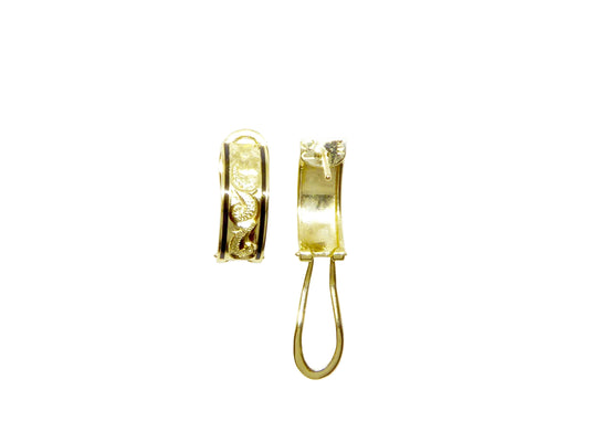 14K Straight Clip Earring - 6mm — Hawaiian jewelry from Ashley's Gift Shop