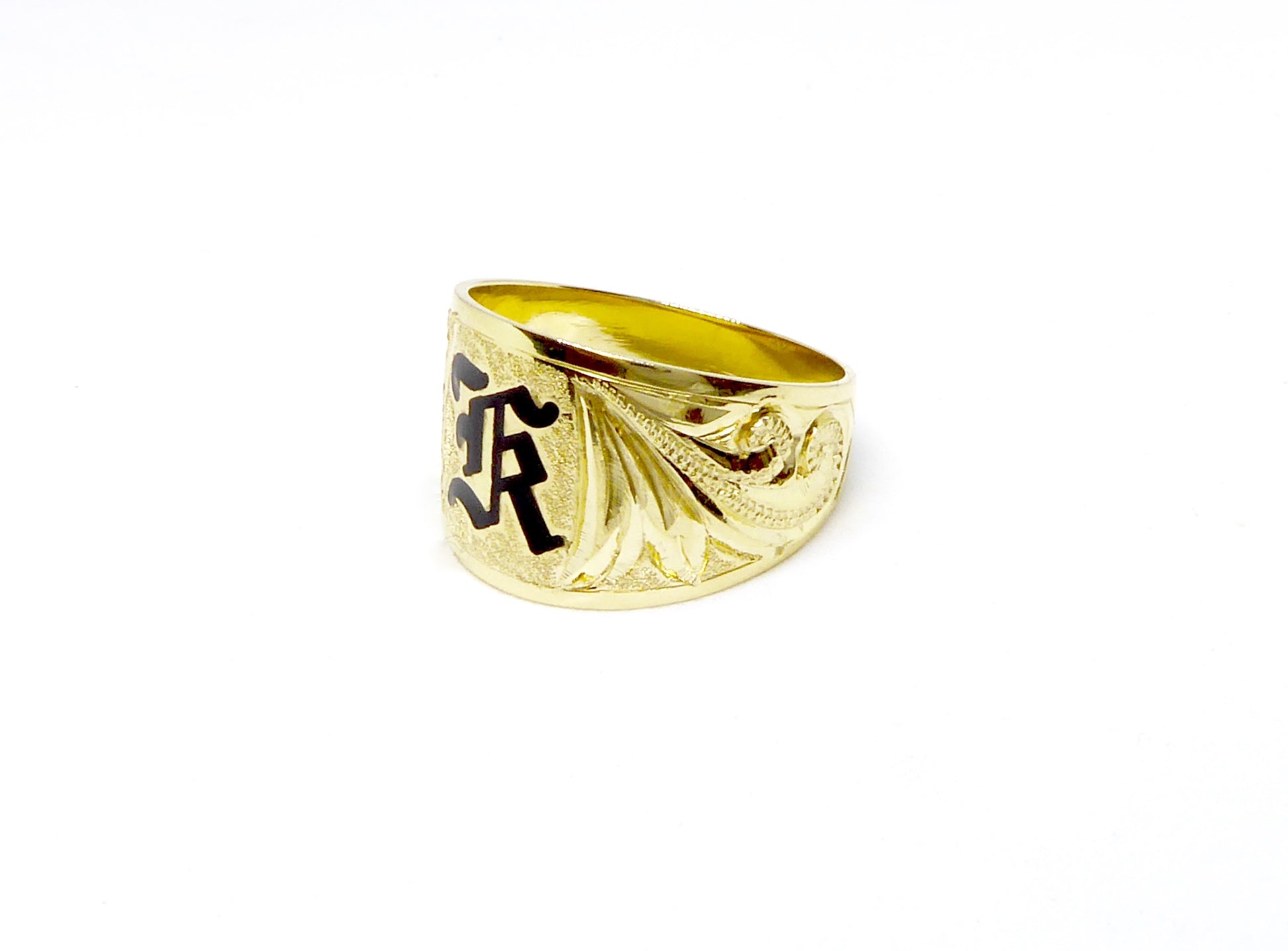 Tapered Ring w/ Initial Engraving - 15mm image 0