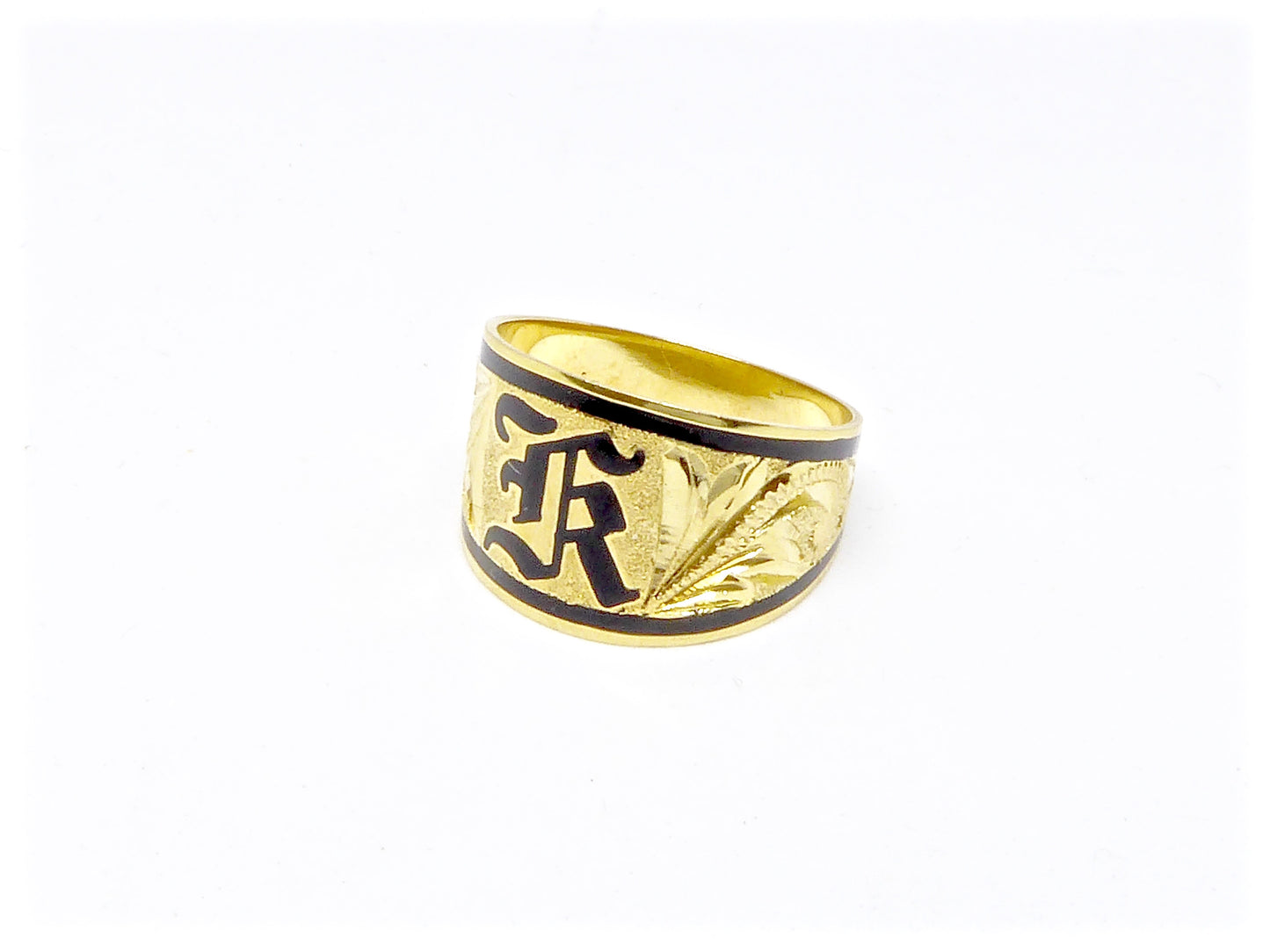 Tapered Ring w/ Initial Engraving - 15mm image 0