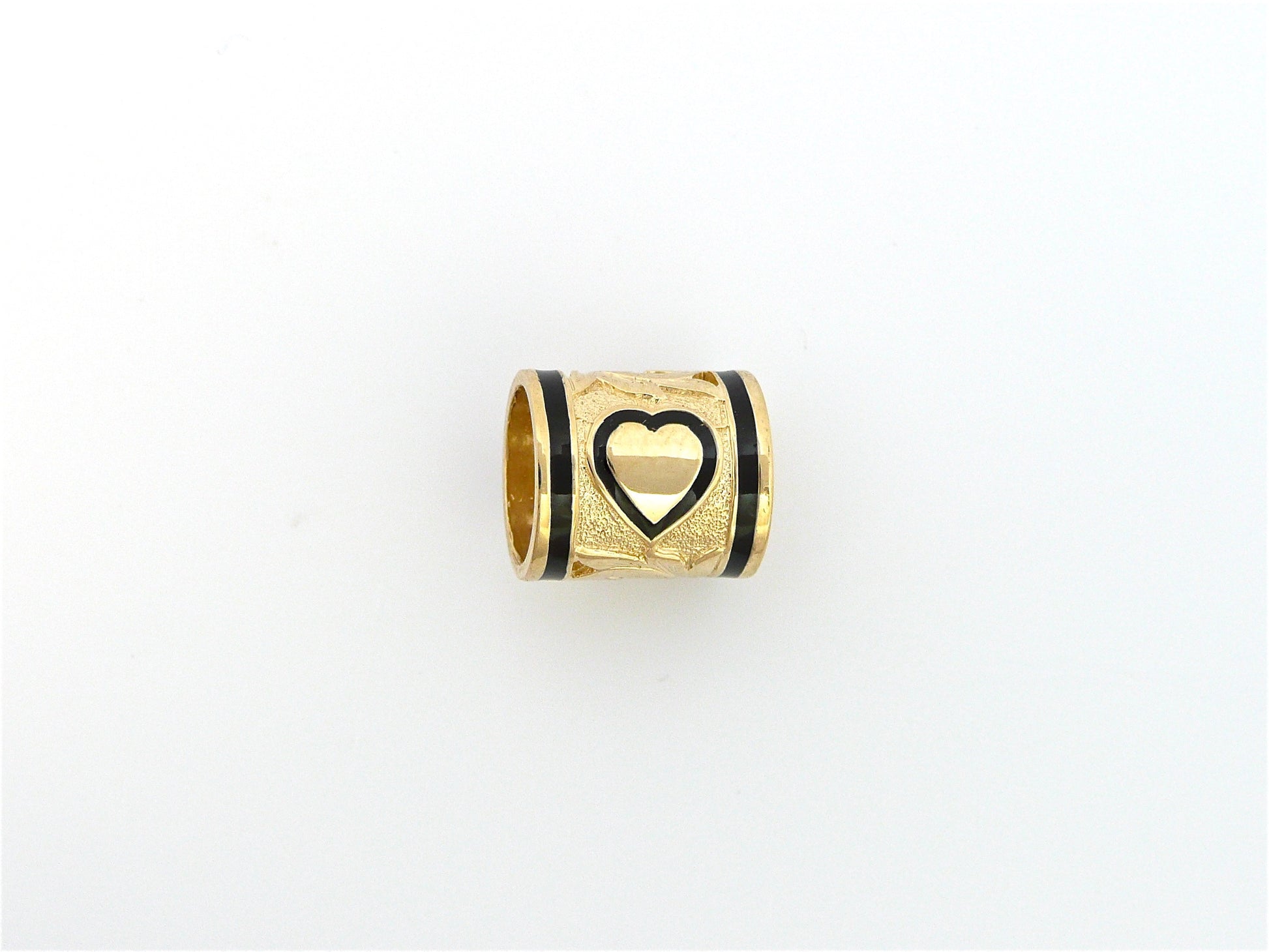 Tube Heart Pendant - 10mm image 0