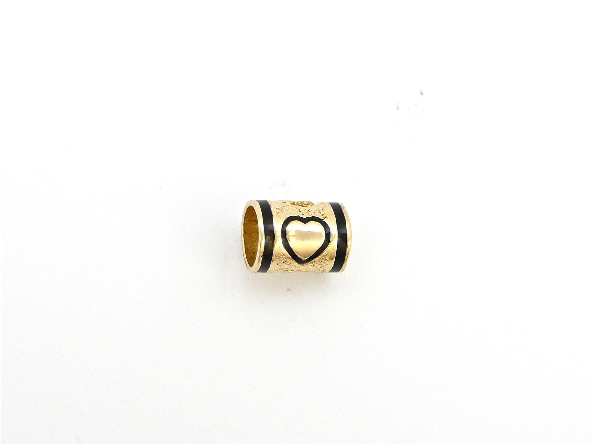 Tube Heart Pendant - 8mm image 0