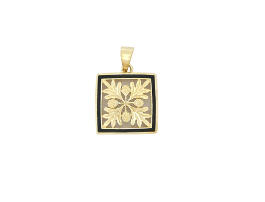 14K Ulu Quilt Pendant - Large — Hawaiian jewelry from Ashley's Gift Shop