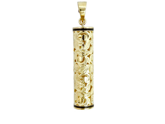 14K Vertical Floater Pendant - Large — Hawaiian jewelry from Ashley's Gift Shop