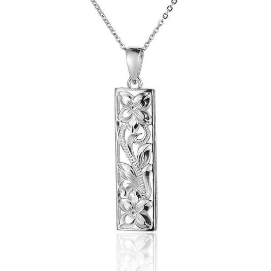 Vertical S/T scroll pendant in 12mm featuring intricate metalwork, crafted by Ashley's Gift Shop.