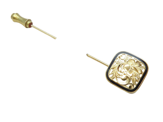 14K Puanani Stickpin BB/Sm — Hawaiian jewelry from Ashley's Gift Shop