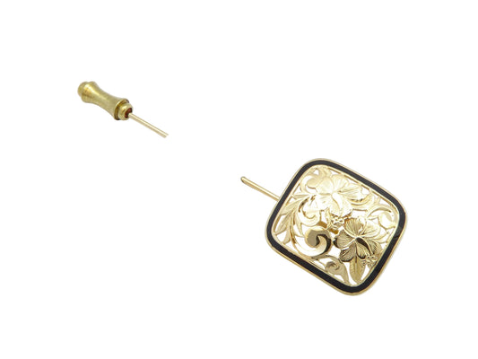 14K Puanani Stickpin BB/Lg — Hawaiian jewelry from Ashley's Gift Shop