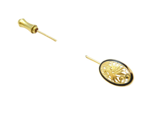 14K Bird of ParadiseStickpin BB/Sm — Hawaiian jewelry from Ashley's Gift Shop