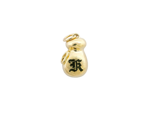 14K Ipu Pendant w/Init/Sm — Hawaiian jewelry from Ashley's Gift Shop