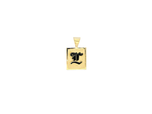 14K Raised Enamel Pendant Square — Hawaiian jewelry from Ashley's Gift Shop