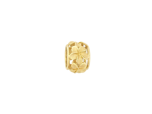 14K Plumeria Spinner — Hawaiian jewelry from Ashley's Gift Shop