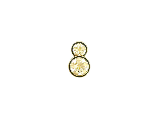 14K #1,2 Tiered Circle Pendant BB — Hawaiian jewelry from Ashley's Gift Shop