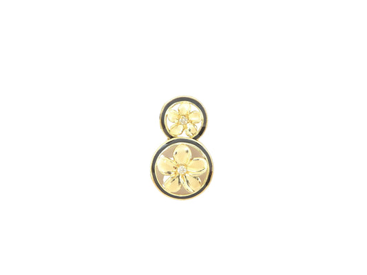 14K #1,2 Tiered Circle Pendant BB — Hawaiian jewelry from Ashley's Gift Shop